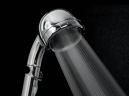 amane eco Stop-Lever Shower Head ✅ extra Water Saving | Chrome - Image 5